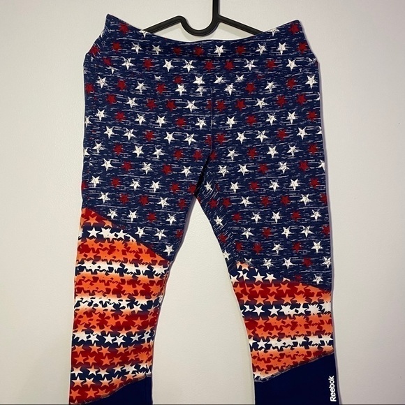 Nwt Reebok Stretch Cotton Tight Fit Legging - Picture 7 of 9